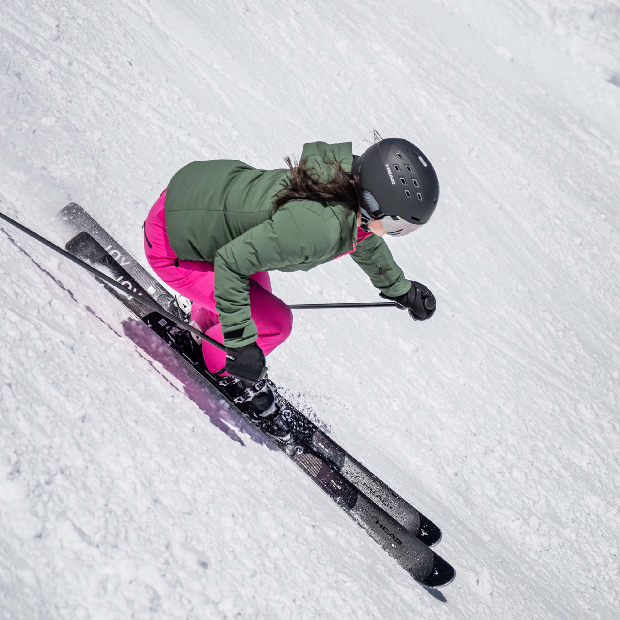 Narty zjazdowe damskie Head e.Real Joy SLR + joy 9 gw