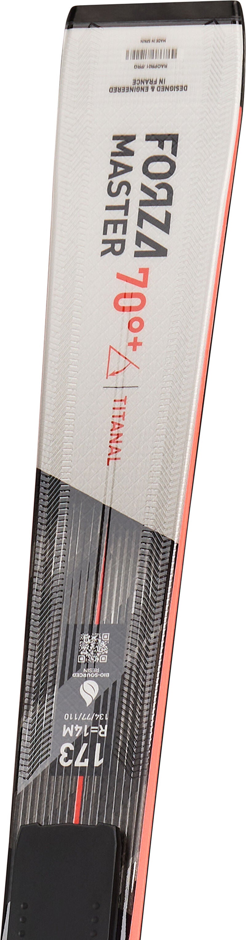 Narty zjazdowe Rossignol Forza 70' TI+ Master R22 / SPX 14 Rockerace GW Red Metal 173 cm