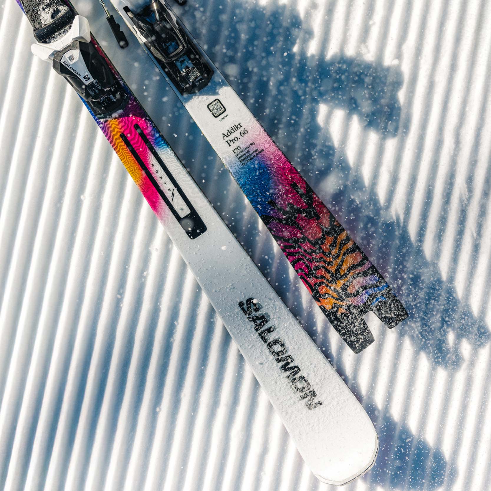 Narty z wiązaniami Salomon E Addikt Pro 66 + MI12 GW Unisex