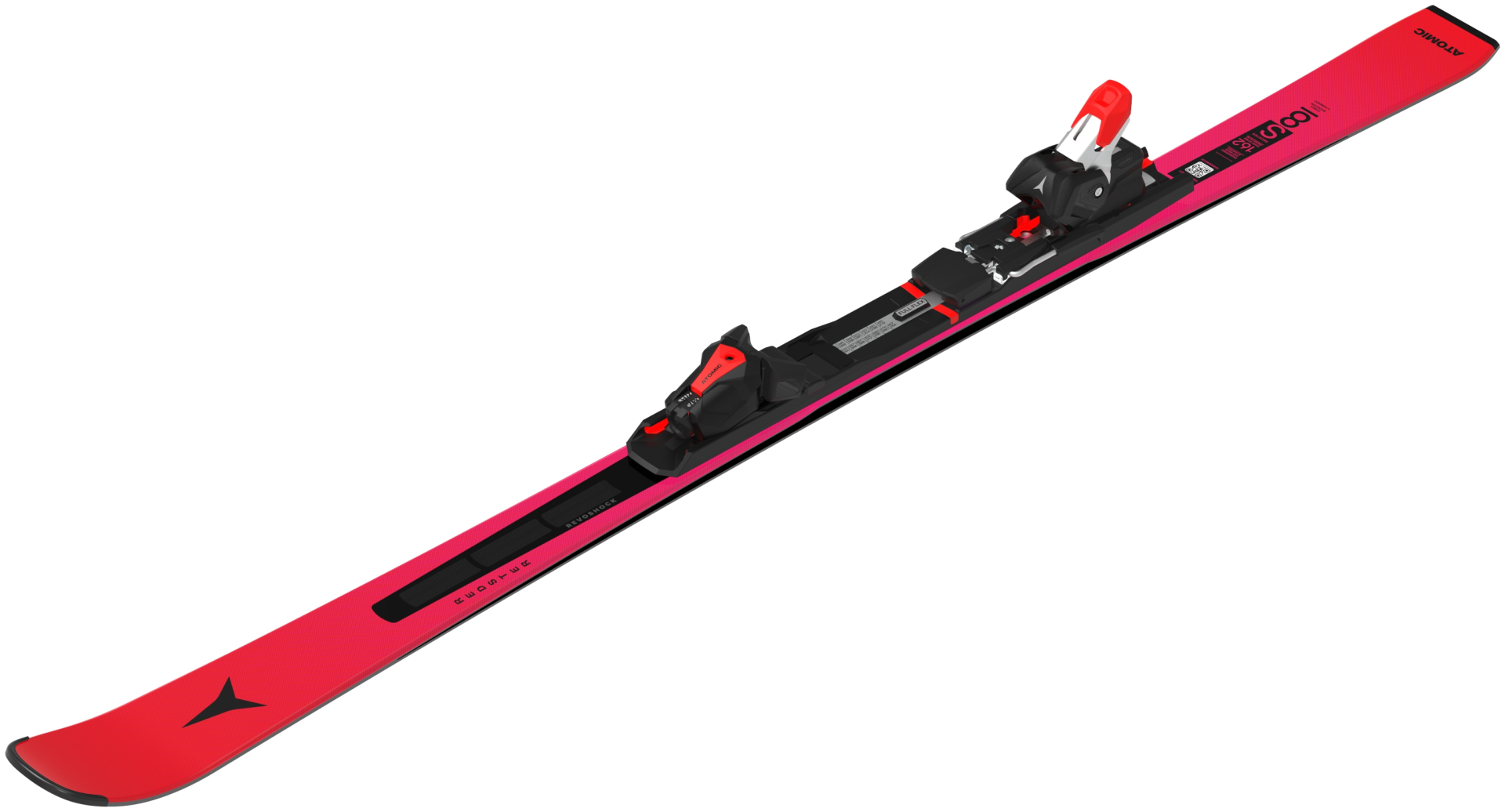 Narty z wiązaniami Atomic Redster S8 Revoshock C + I 12 GW Red Tension