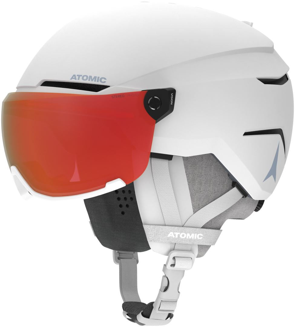 Kask narciarski Atomic Savor Visor Photo White Heather 55-59