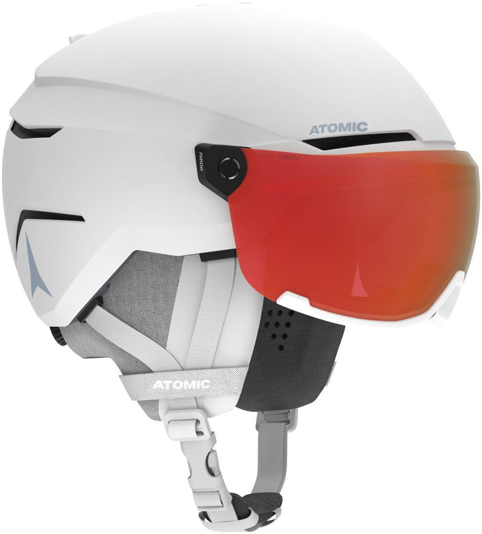 Kask narciarski Atomic Savor Visor Photo White Heather 55-59