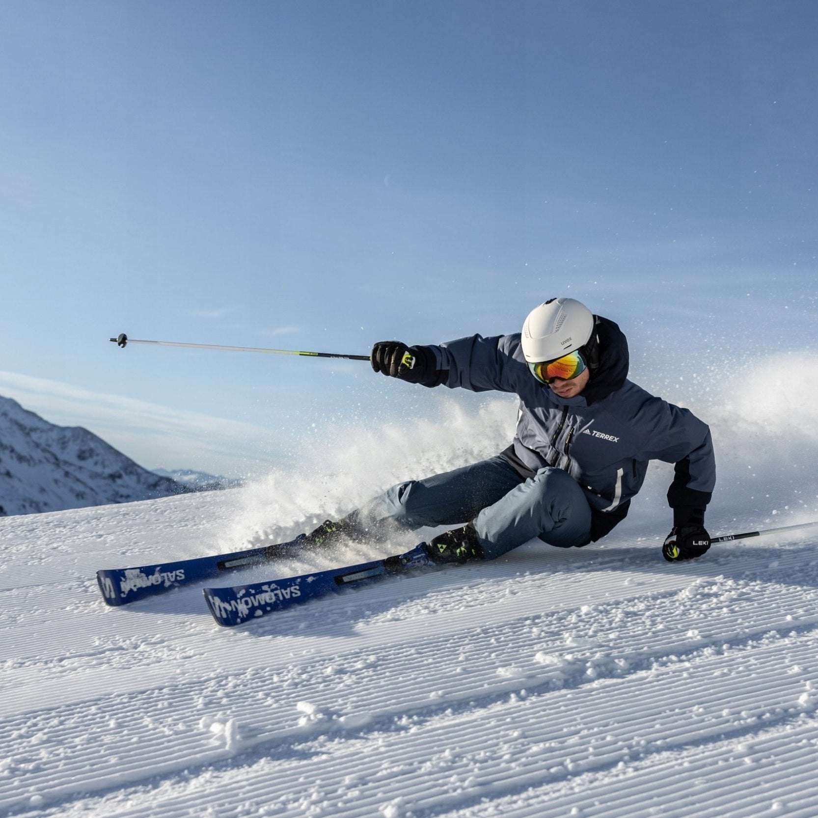 Rękawice narciarskie LEKI Griffin Pro 3D czarny/biały