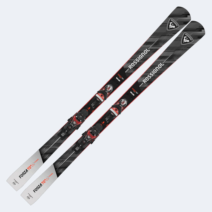 Narty zjazdowe Rossignol Forza 70' TI+ Master R22 / SPX 14 Rockerace GW Red Metal 173 cm