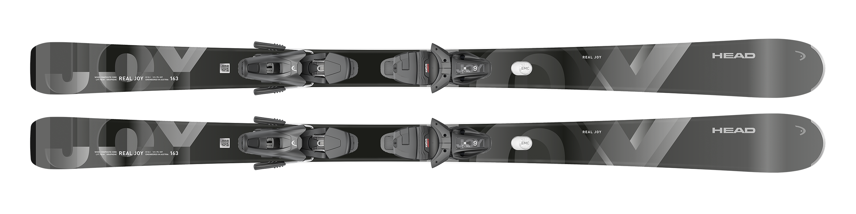Narty zjazdowe damskie Head e.Real Joy SLR + joy 9 gw