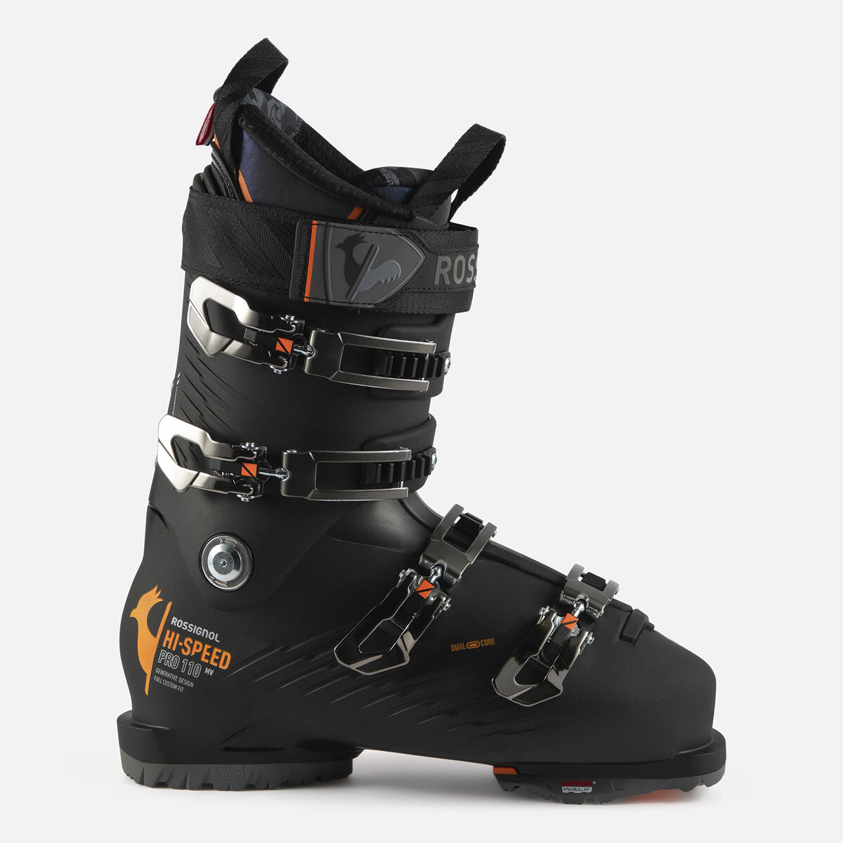 Męskie buty narciarskie Rossignol HI-SPEED PRO 110 MV GW-BK/ORAN 265