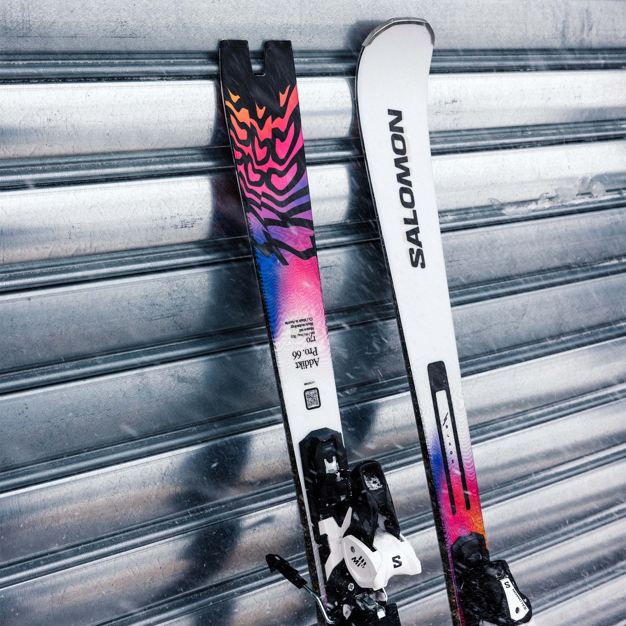 Narty z wiązaniami Salomon E Addikt Pro 66 + MI12 GW Unisex