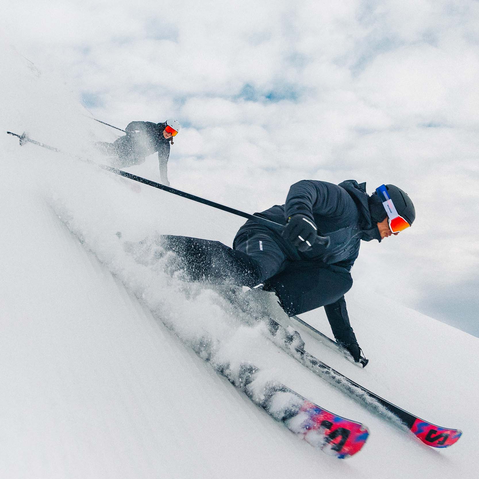 Narty z wiązaniami Salomon E Addikt Pro 66 + MI12 GW Unisex