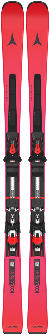 Narty z wiązaniami Atomic Redster S8 Revoshock C + I 12 GW Red Tension