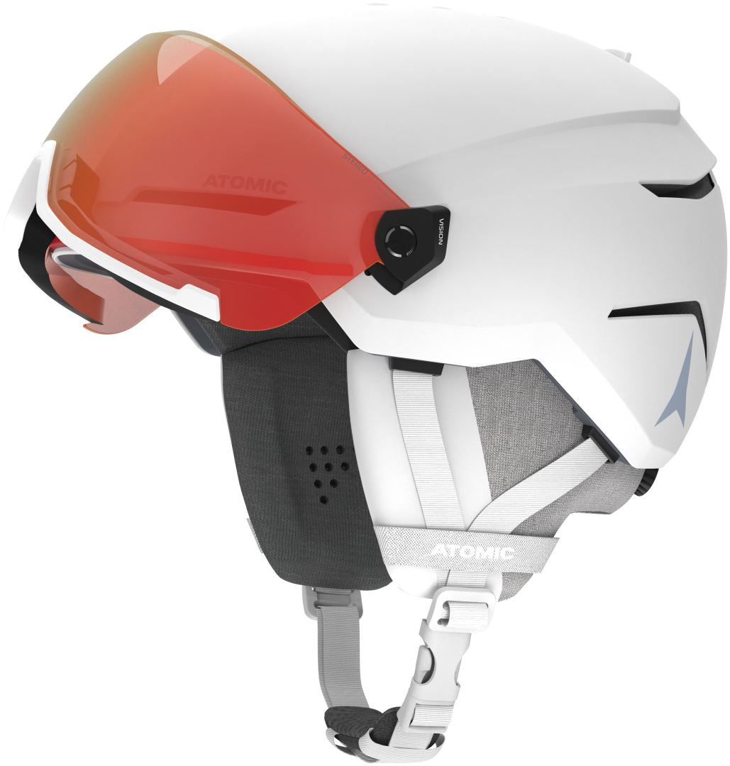 Kask narciarski Atomic Savor Visor Photo White Heather 55-59