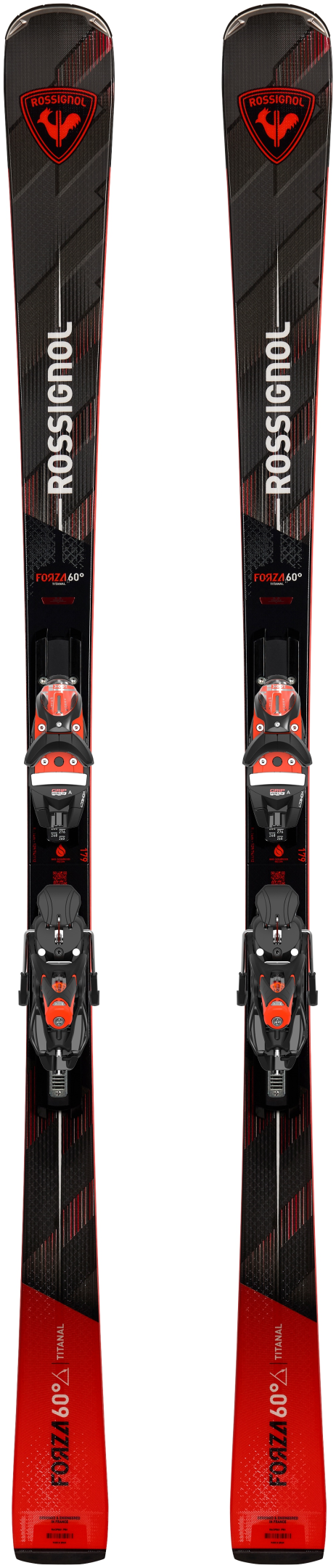 Narty zjazdowe Rossignol Forza 60' Ti Konect / SPX 12 Konect GW B80 BK Hot Rd