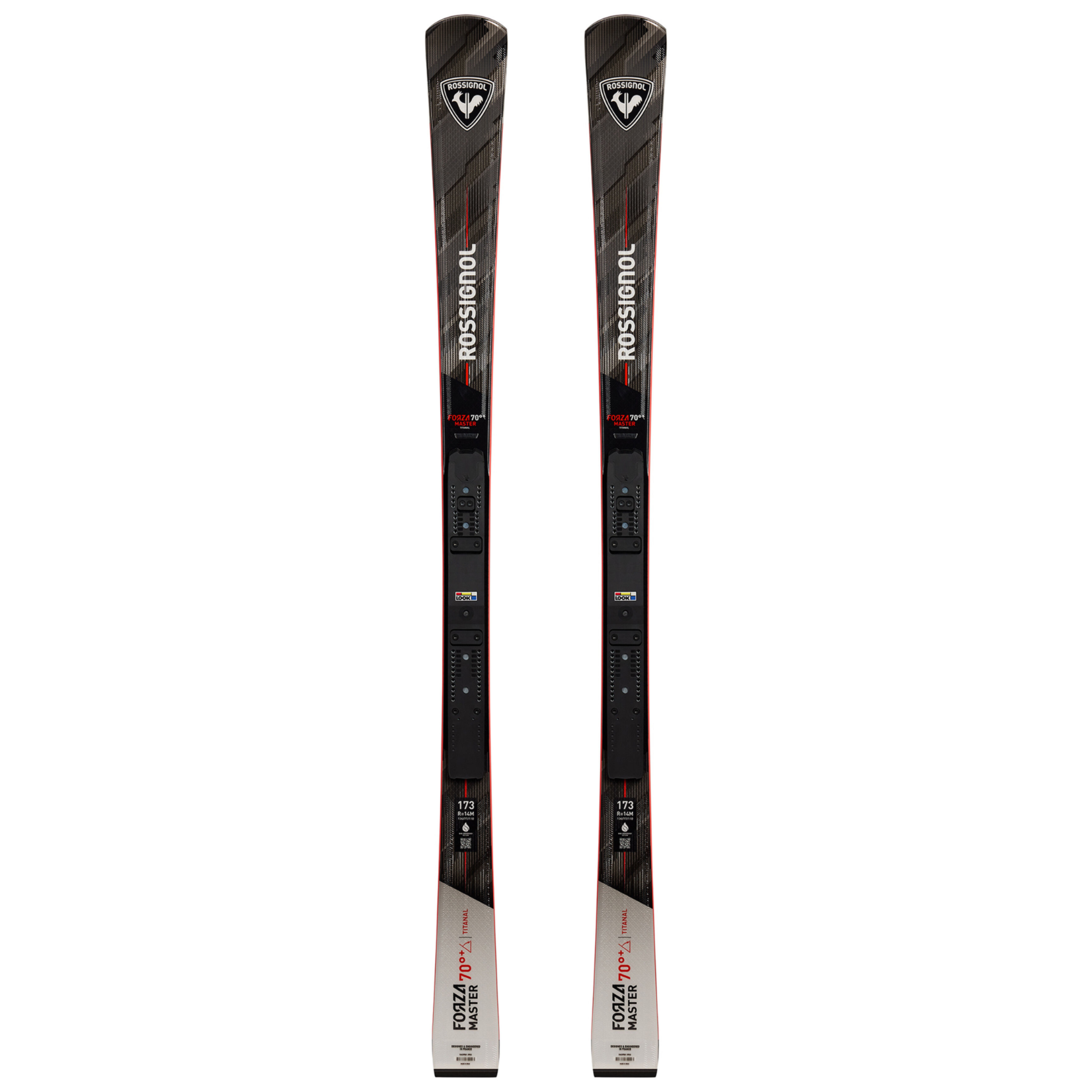 Narty zjazdowe Rossignol Forza 70' TI+ Master R22 / SPX 14 Rockerace GW Red Metal 173 cm