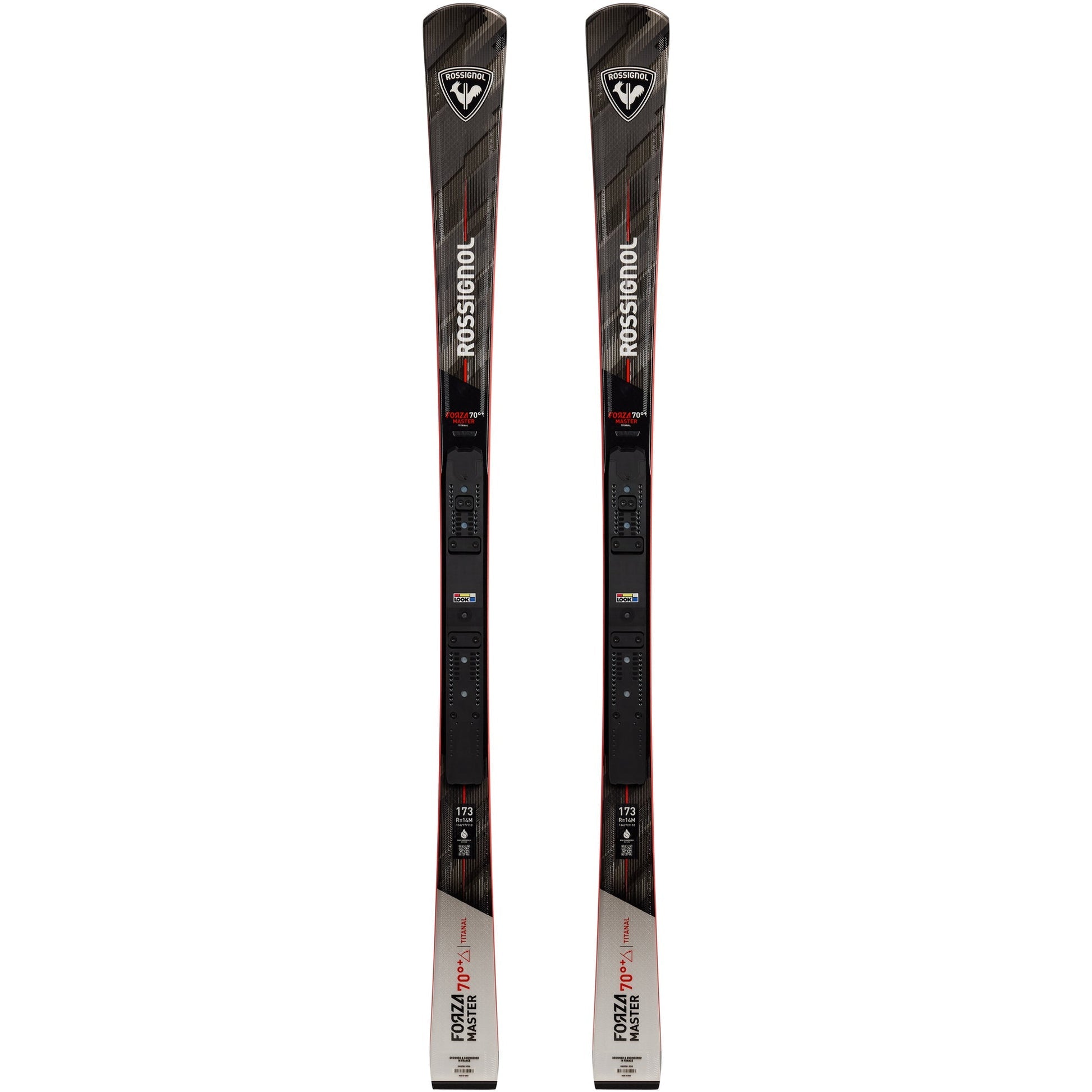 Narty zjazdowe Rossignol Forza 70' TI+ Master R22 / SPX 14 Rockerace GW Red Metal 173 cm